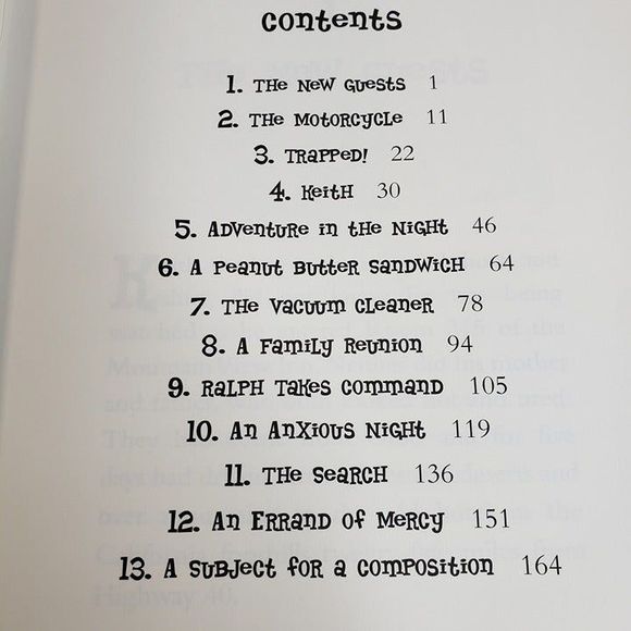 2006 The Mouse and the Motorcycle HBDJ Read Aloud Book Chapter Large - Picture 9 of 12